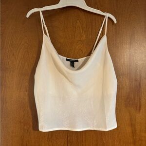 NWT Cream Cowl Neck Forever 21 Cami Size Large